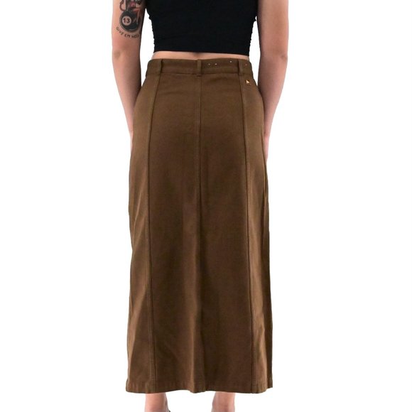 TOMMY HILFIGER Vintage Denim Maxi Skirt #BS11 - Picture 4 of 13